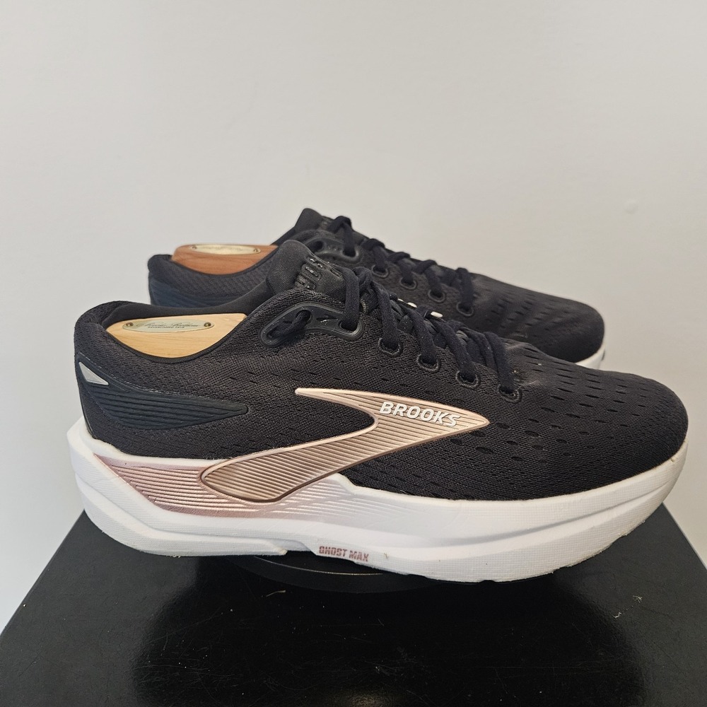 Brooks Ghost Max 3 Black Rose Gold Women's Size 9D Wide - Picture 3 of 10